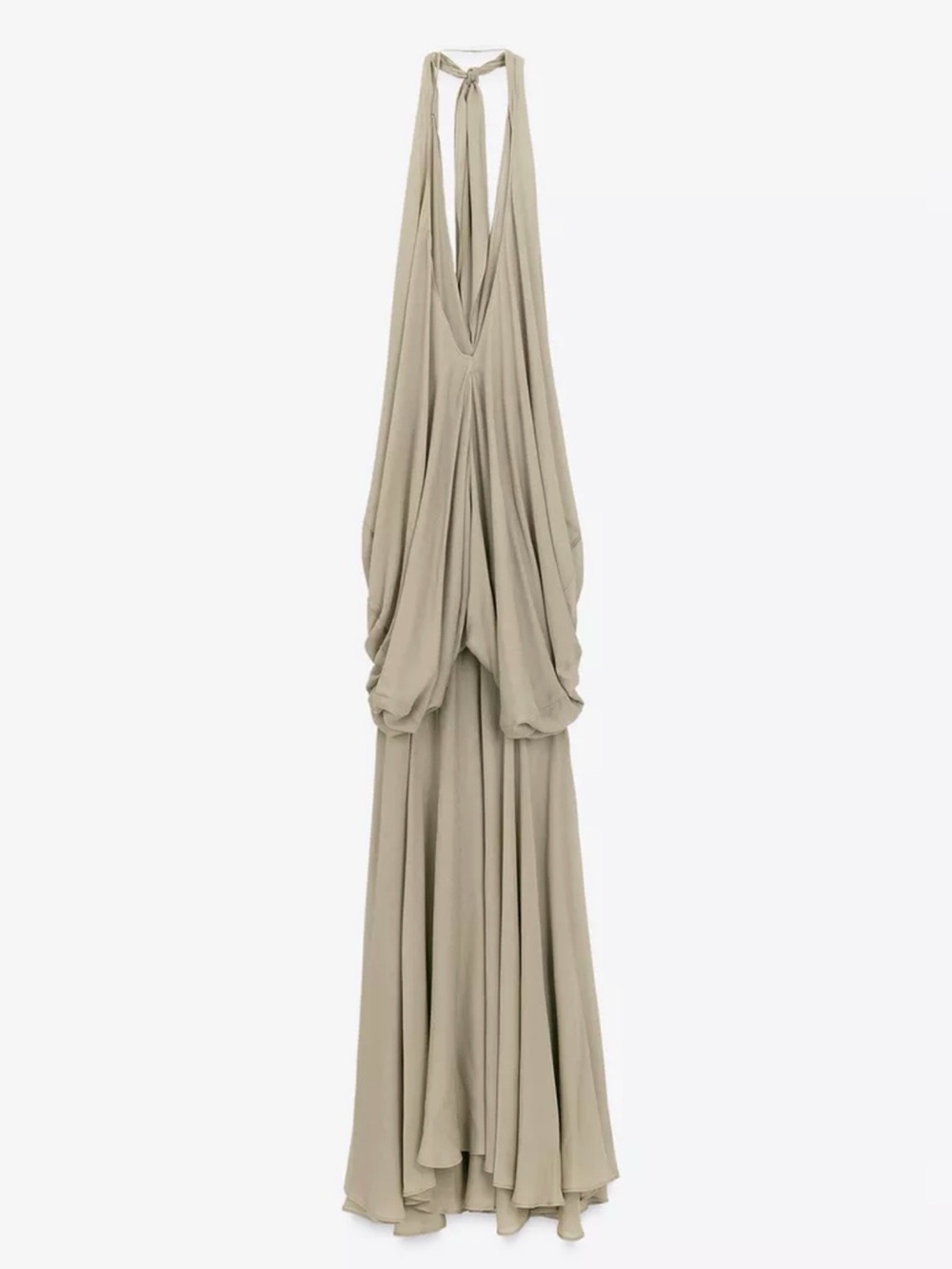 New with tags! Limited Edition! Zara Halter Volume Dress - Picture 3 of 4